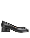 low heel tabi pumps