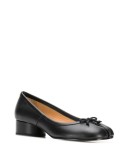 low heel tabi pumps