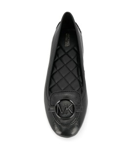 logo ballerina flats