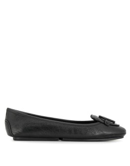 logo ballerina flats