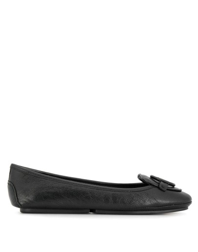 logo ballerina flats