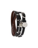 studded multi-wrap bracelet