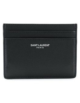 square logo print cardholder