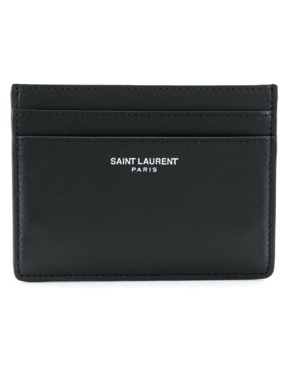 square logo print cardholder