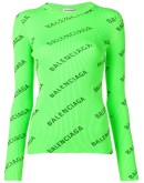 allover logo sweater