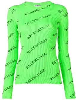 allover logo sweater