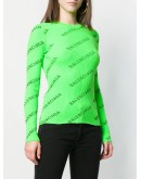 allover logo sweater
