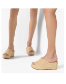 Karim 20 raffia wedge sandals