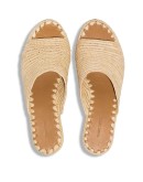 Karim 20 raffia wedge sandals