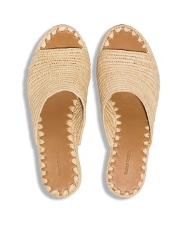 Karim 20 raffia wedge sandals