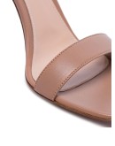 Tan 85mm sandals