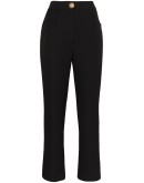 high-rise cropped trousers