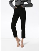 high-rise cropped trousers