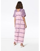 striped maxi kaftan dress