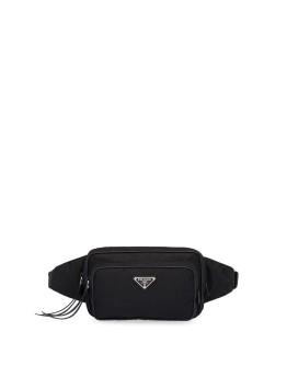 logo plaque belt bag