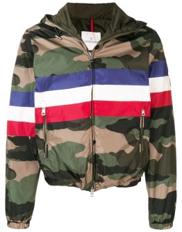 hooded rain jacket