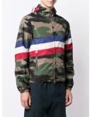 hooded rain jacket