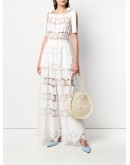 crochet detail jumpsuit
