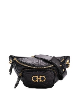 quilted logo belt bag 