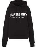 logo print hooded sweatshirt