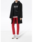 logo print hooded sweatshirt