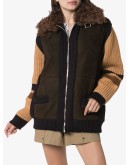 shearling-collar jacket