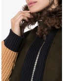 shearling-collar jacket