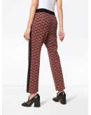 logo-jacquard track pants