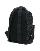monogram logo backpack