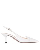 pointed-toe slingback pumps