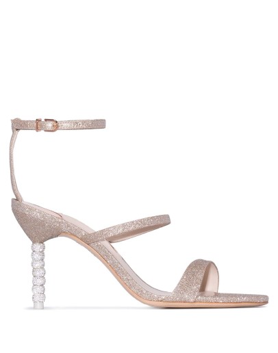 Rosalind Crystal 85mm glitter sandals
