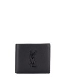 Monogram grained wallet