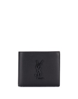 Monogram grained wallet
