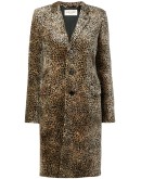 Chesterfield leopard-print coat
