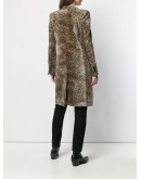 Chesterfield leopard-print coat