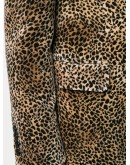 Chesterfield leopard-print coat
