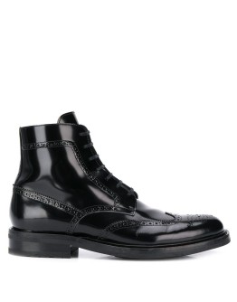 Army lace-up boots