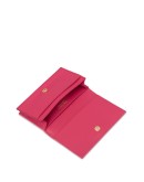 Saffiano leather card holder with bow