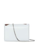 Deer Motif Leather Card Case with Detachable Strap