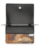 Deer Motif Leather Card Case with Detachable Strap