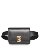 Belted Leather TB Bag