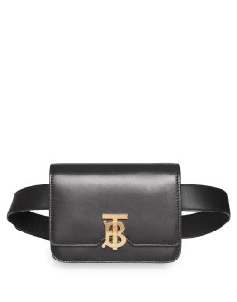 Belted Leather TB Bag