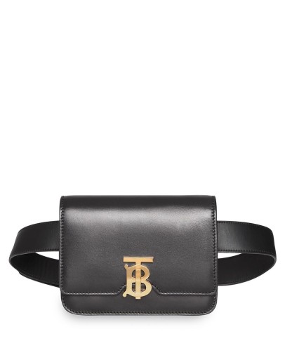 Belted Leather TB Bag
