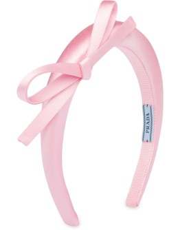 satin bow hairband