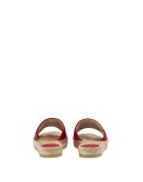 Leather espadrille sandal