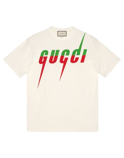 T-shirt with Gucci Blade print