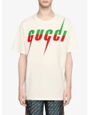 T-shirt with Gucci Blade print