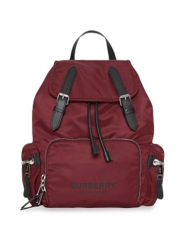 The Medium Rucksack in Logo Print Nylon