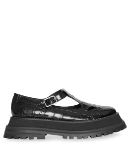 Patent Leather T-bar Shoes