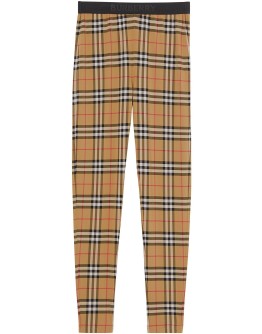 Vintage Check pattern leggings